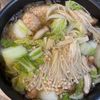 たかろの作ってみた!投稿(【白菜ときのこのれんこんつみれ鍋】〆はたまご雑炊で♪)