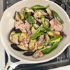 【茄子とピーマンのとろ旨ひき肉炒め】とろとろ♪ご飯がすすむ！の工程3