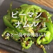 「ピーマンのナムル」30選｜あと一品やお弁当にも
