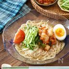 【韓国冷麺風そうめん】秒でできる簡単レシピ