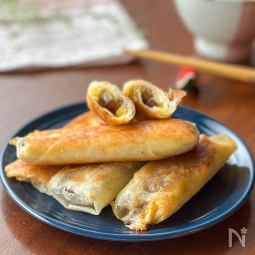 子どももペロッと食べる！絶品「なすの春巻き」