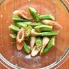 【オクラとちくわの柚子胡椒ポン酢和え】レンジでパパっと一品!の工程3