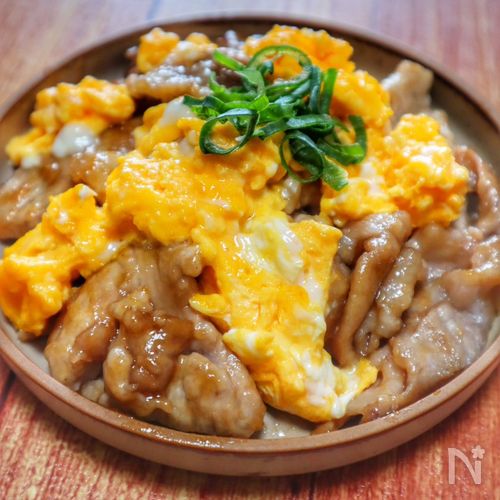 包丁不要のパパッとおかず♪トロ旨♡豚こまてりたま