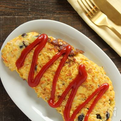 『納豆オムレツ』粘らず食べやすい！