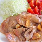 【冷凍にんにく醤油】の豚肉にんにく焼き
