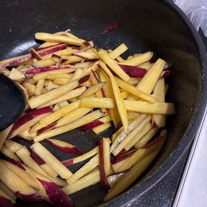 1169387の作ってみた!投稿(芋嫌いも大好き！さつま芋の塩バターきんぴら【おさつきんぴら】)