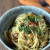 とろっと旨みが絡む!ツナとなめこの和風アーリオオーリオパスタの工程5