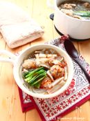 あらびき肉団子と韓国春雨の「食べるスープ」