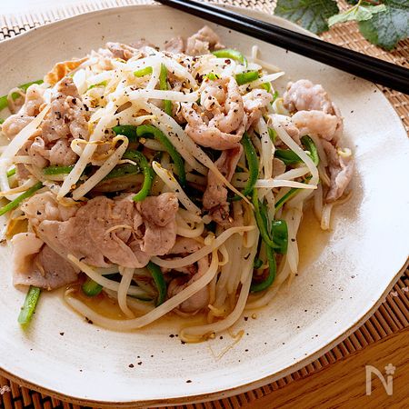 調味料一律小さじ1 豚ばらともやしとピーマンの和風炒め By ともきーた 伊藤 智子 レシピサイト Nadia ナディア プロの料理家のおいしいレシピ