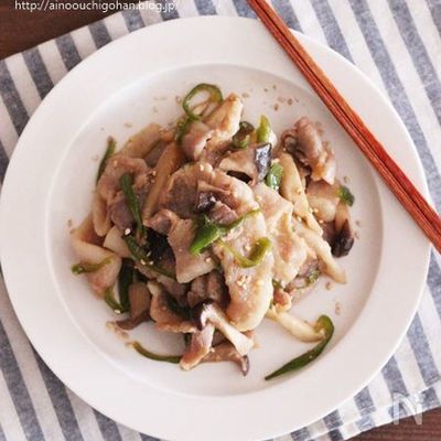 電子レンジで簡単＊豚バラと野菜の味噌炒め風レンジ蒸し♡