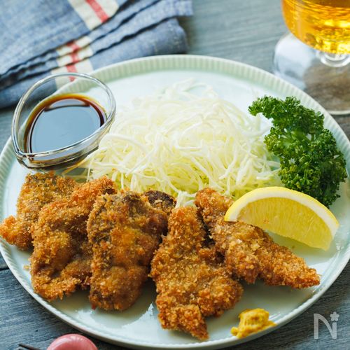 サクサク！【レバかつ】月島名物
