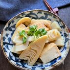 柚子胡椒の風味がたまらない♡筍と厚揚げの味噌煮