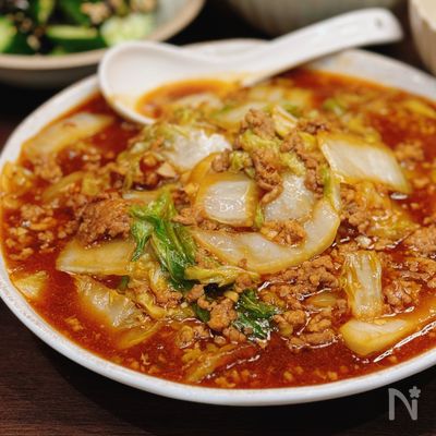 【麻婆白菜】丼にしても絶品!しっかり餡の、とろとろ白菜♪