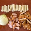 ちくわぶで【チーズトッポギ風】の工程1
