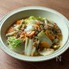 【白菜と人参のそぼろあんかけ】寒い日に！食材３つで大満足！