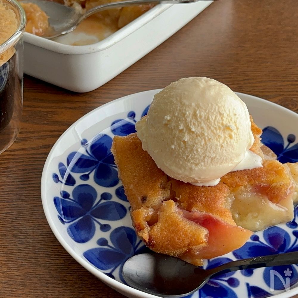 ルバーブコブラーのレシピ