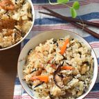 【リメイク】抱えて食べたい♡ひじきの煮物de梅炊き込みご飯♡