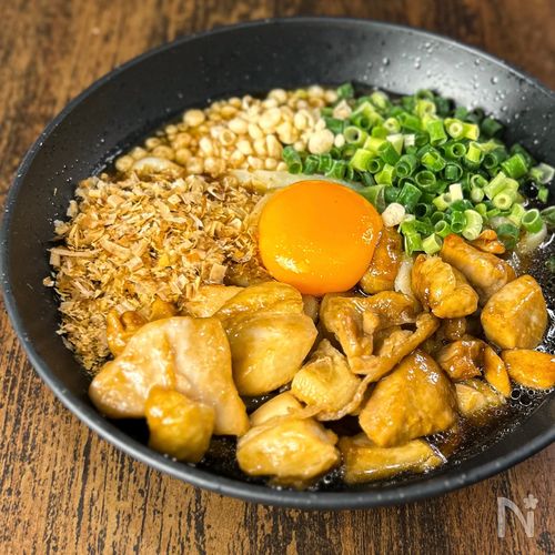 【鶏ぶっかけうどん】夏らしく簡単にさっぱりガッツリ