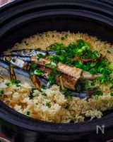 さんまの炊き込みご飯|炊飯器・土鍋・ヘルシオで土鍋炊飯対応