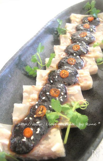 コラーゲンたっぷりの前菜ピュング
