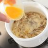しめじとふんわり卵の中華スープの工程1