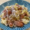 楽ラク手抜キッチン🐶🐾の作ってみた!投稿(ワンパン10分！生クリーム不要【うま塩クリームパスタ】)
