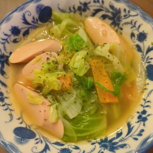 たりおの作ってみた!投稿(【春キャベツのカレースープ】お野菜たっぷり!!ラクうま)