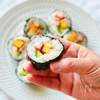 【恵方おにぎり】巻き寿司みたいなおにぎり