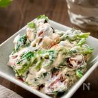 旬のつまみ！ホタルイカとニラのクリチー和え