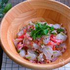 お家で旅行気分！白身魚のセビーチェ