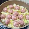 ほったらかしで簡単！【もやし蒸し団子】の工程2
