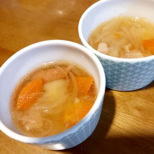 852468の作ってみた!投稿(厚切りベーコンとたっぷり野菜のポトフ)