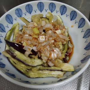 鶏皮坊主の作ってみた!投稿(【レンジでとろとろ♡︎茄子のねぎだれ】レンジで簡単！)