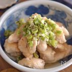 鶏むね肉のペッパーねぎ塩だれ