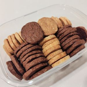 1206930の作ってみた!投稿(【材料2つ♡ざっくざくチョコクッキー】お手軽やみつき食感！)