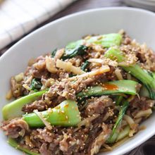 【牛肉とザーサイの中華炒め】ご飯が進む!中華麺にのせても◎