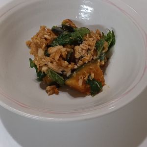 1バーバミーの作ってみた!投稿(無限に食べれる♪『焼きかぼちゃのツナしそマリネ』)
