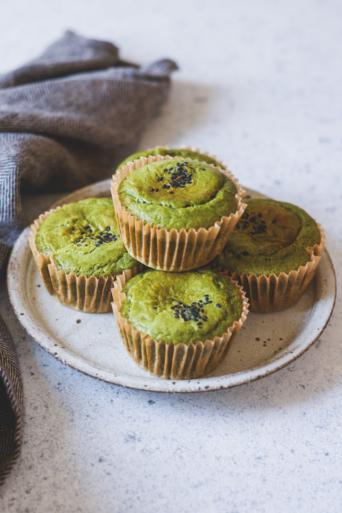 ふわもちっ♪抹茶甘酒マフィン【砂糖・乳なし】 | レシピサイトNadia