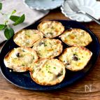 餃子の皮で！カニクリームピザ