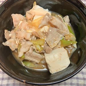 1515565の作ってみた!投稿(10分で完成！【肉豆腐丼】)