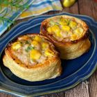 火を使わず簡単♪「ツナマヨコーン焼きいなり」【やみつき必至!】
