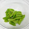 作り置き5分|スナップえんどうとカニカマのレモンごま和えの工程4