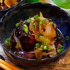 【レンジで簡単!!】たまねぎとナスのナムル