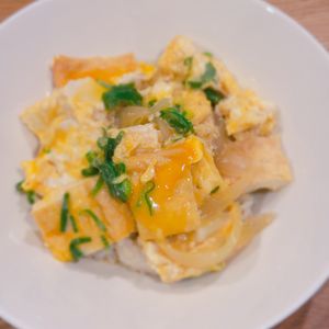 ミルクの作ってみた!投稿(【ぷるぷる豆腐の味噌親子丼】ヘルシー×スピード×時短！)