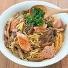 【簡単◎旨みたっぷり♪】鮭ときのこのごま醤油ガーリックパスタの工程3