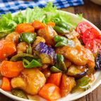 【揚げない楽ちん♪】彩り野菜のさっぱり酢鶏☆家族大絶賛おかず