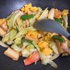 ぴろぴろの作ってみた!投稿(残った材料で♪厚揚げとキャベツと卵のオイスターソース炒め)