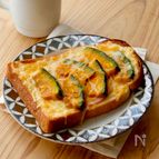 【冷凍ストック♪かぼちゃとハムのトースト】忙しい朝食に！