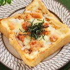 まるでだし巻き卵！【明太チーズフレンチトースト】