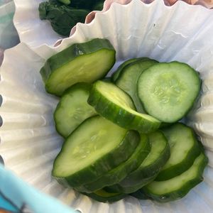 すみれの作ってみた!投稿(お弁当にも！きゅうりの旨だし甘酢漬け)